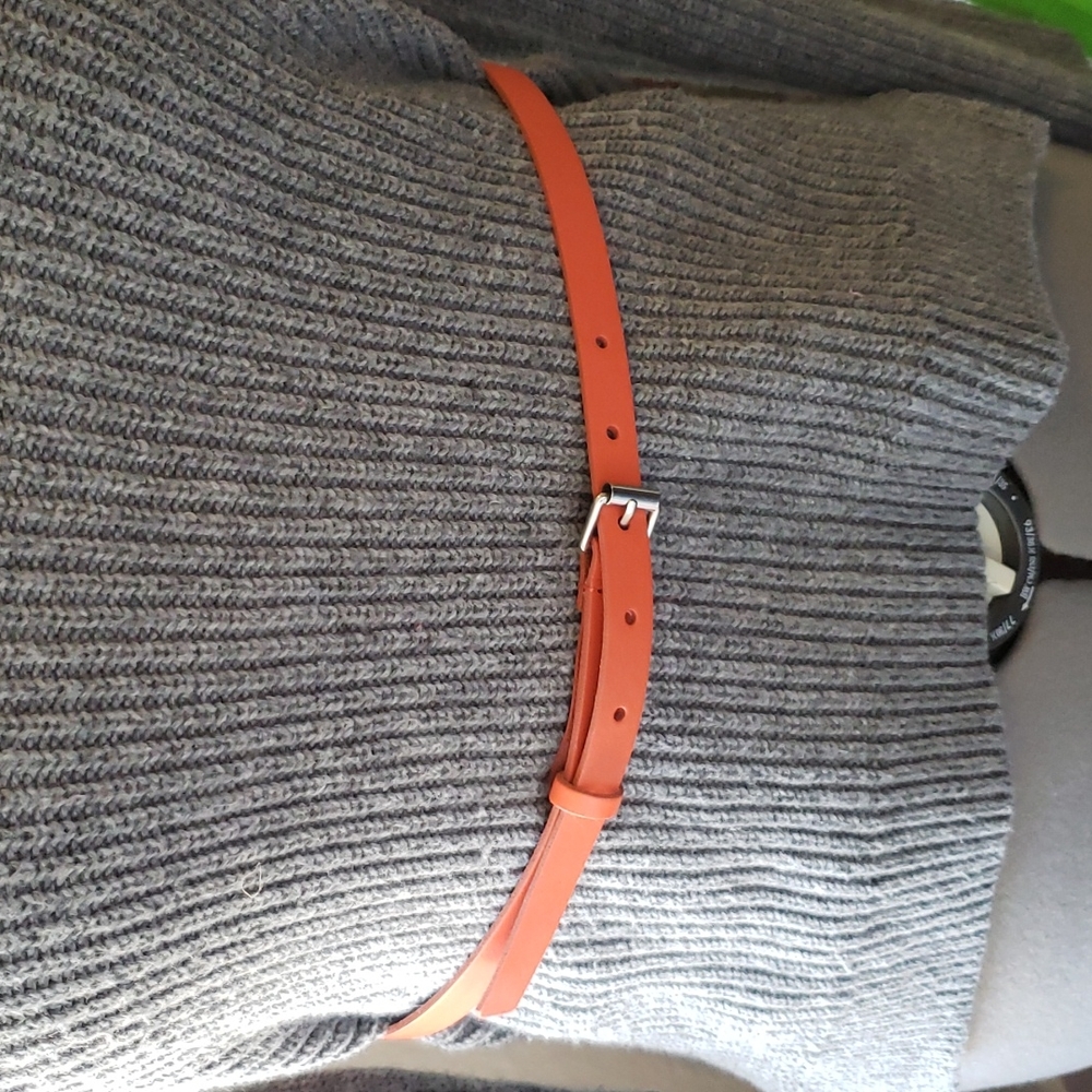 Belt - Gap Peach/Salmon Skinny belt